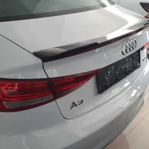 Audi A3 Sedan 2013-2019 Led Spoiler Piano Black
