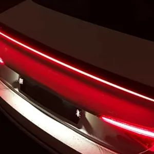 Audi A4 2016-2019 Led Spoiler Piano Black (Parlak Siyah)