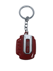 Audi Logolu Kırmızı Anahtarlık