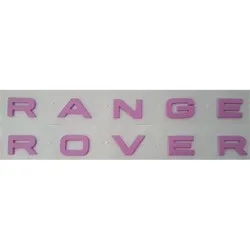 Range Rover Pembe Bagaj Logosu