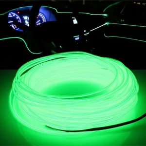 Araç İçi Neon Aydınlatma Yeşil 3 Metre