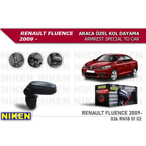 Renault Fluence 2009- Araca Özel Kol Dayama