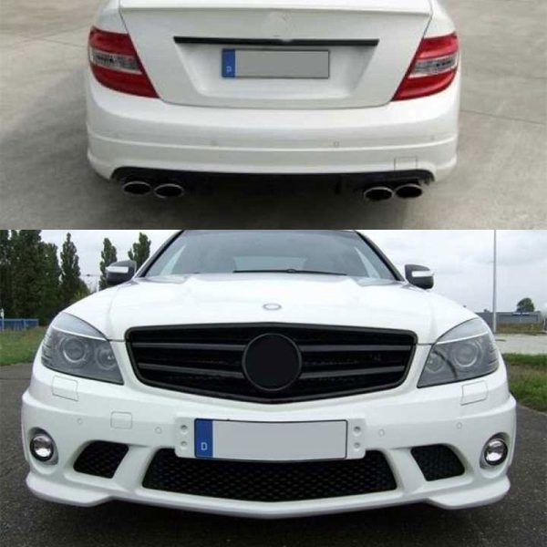 Mercedes W204 2007-2011 Uyumlu C63 Body Kit (Makyajsız)