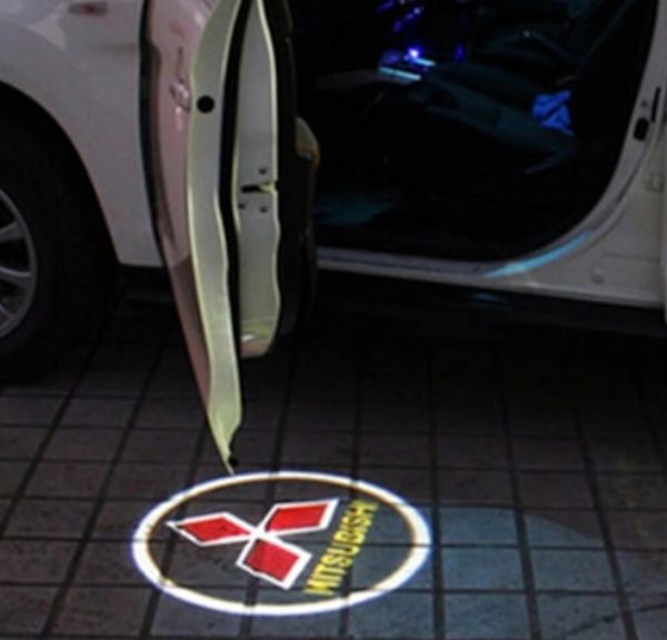 Mitsubishi Kapı Altı Delmeli Hayalet Logo